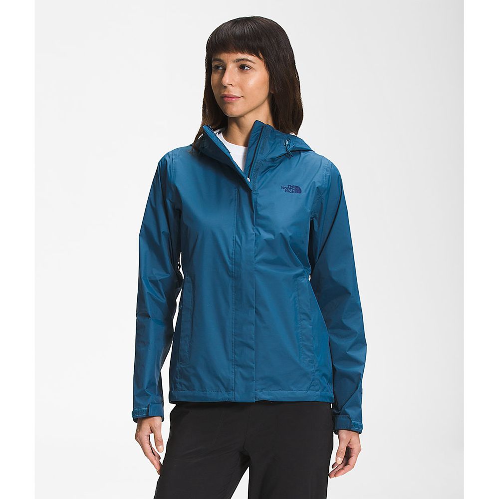 The North Face Rain Jacket Womens Australia - The North Face Venture 2 Blue Dryvent (YBD-102786)